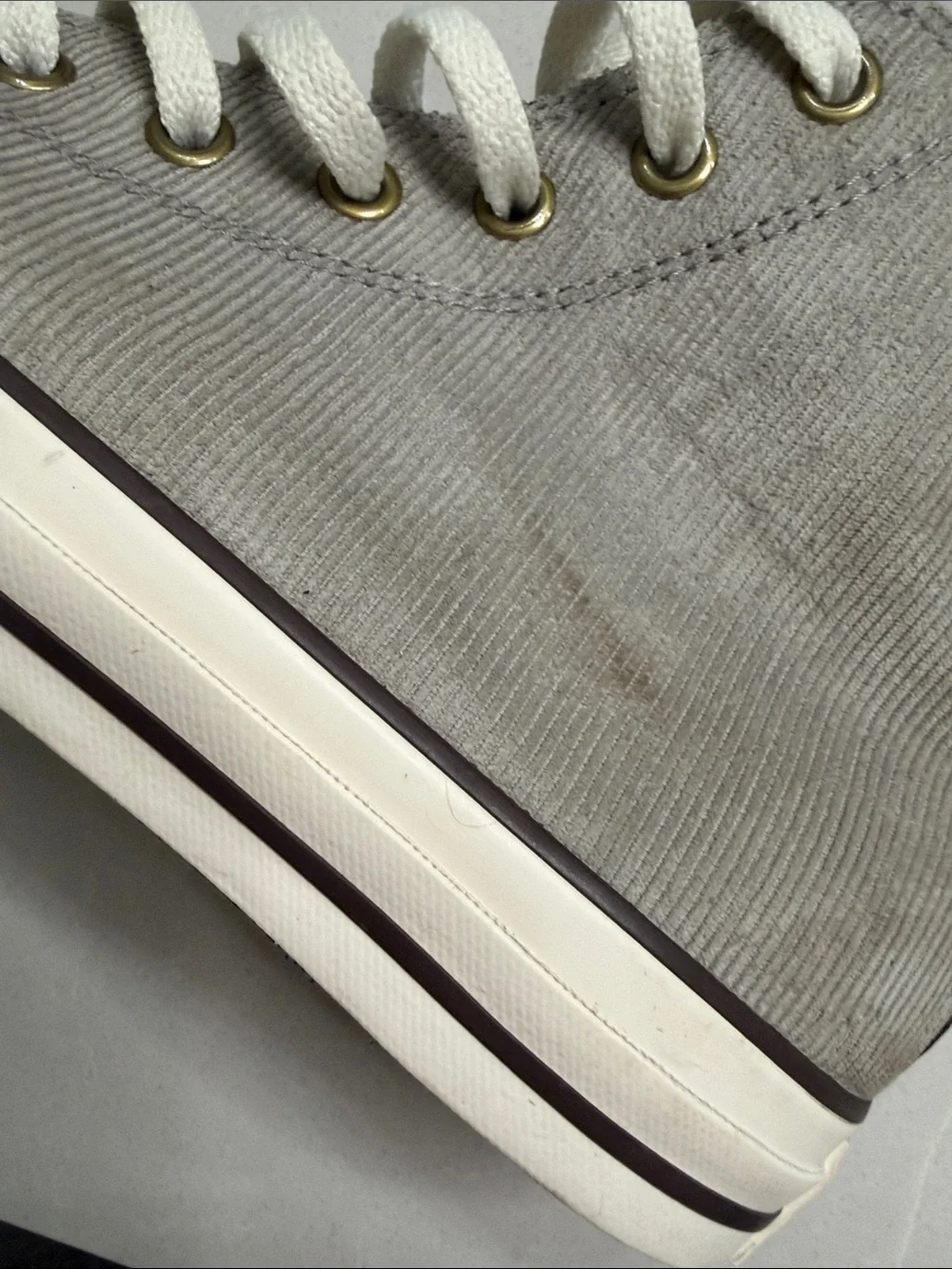 Converse Chuck 70 High Top Corduroy Sneakers Grey, Men’s 10